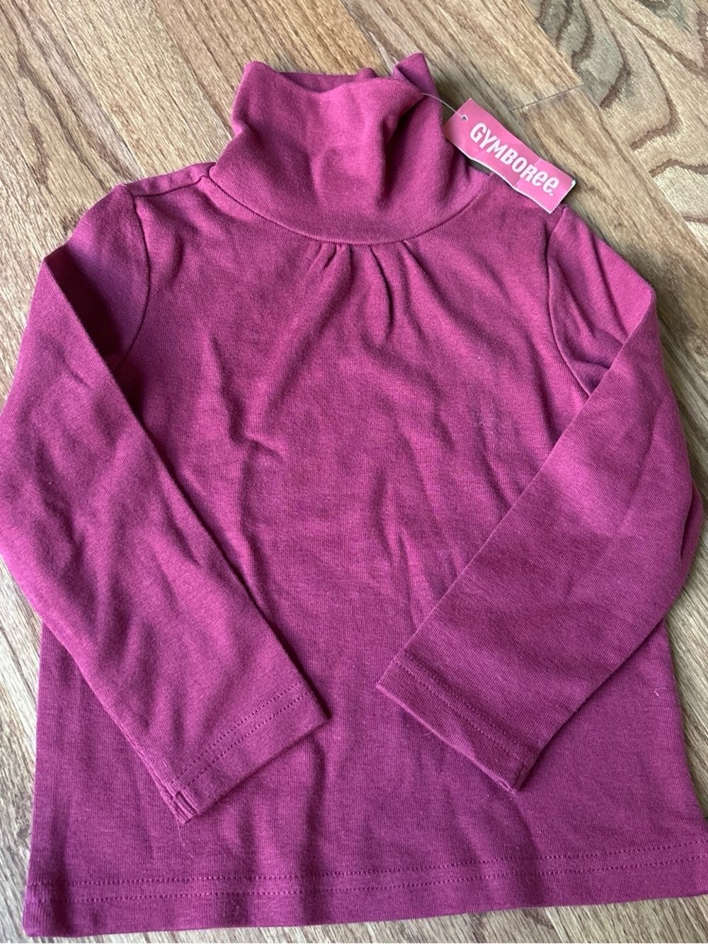 Gymboree Girls' Magenta Turtleneck Long Sleeve Top